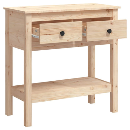 Table console 75x35x75 cm Bois massif de pin