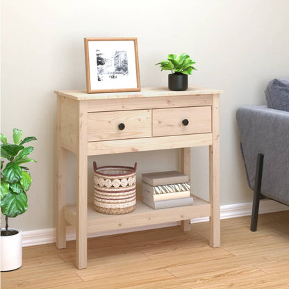 Table console 75x35x75 cm Bois massif de pin