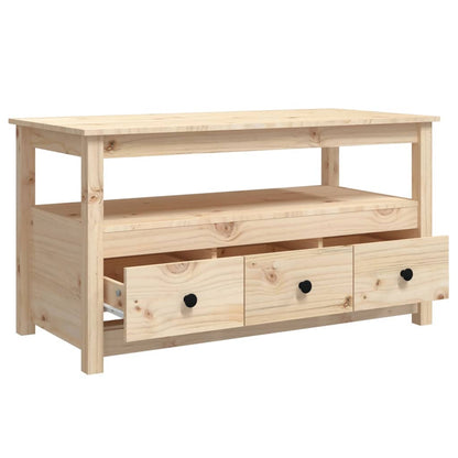 Table basse 102x49x55 cm Bois massif de pin