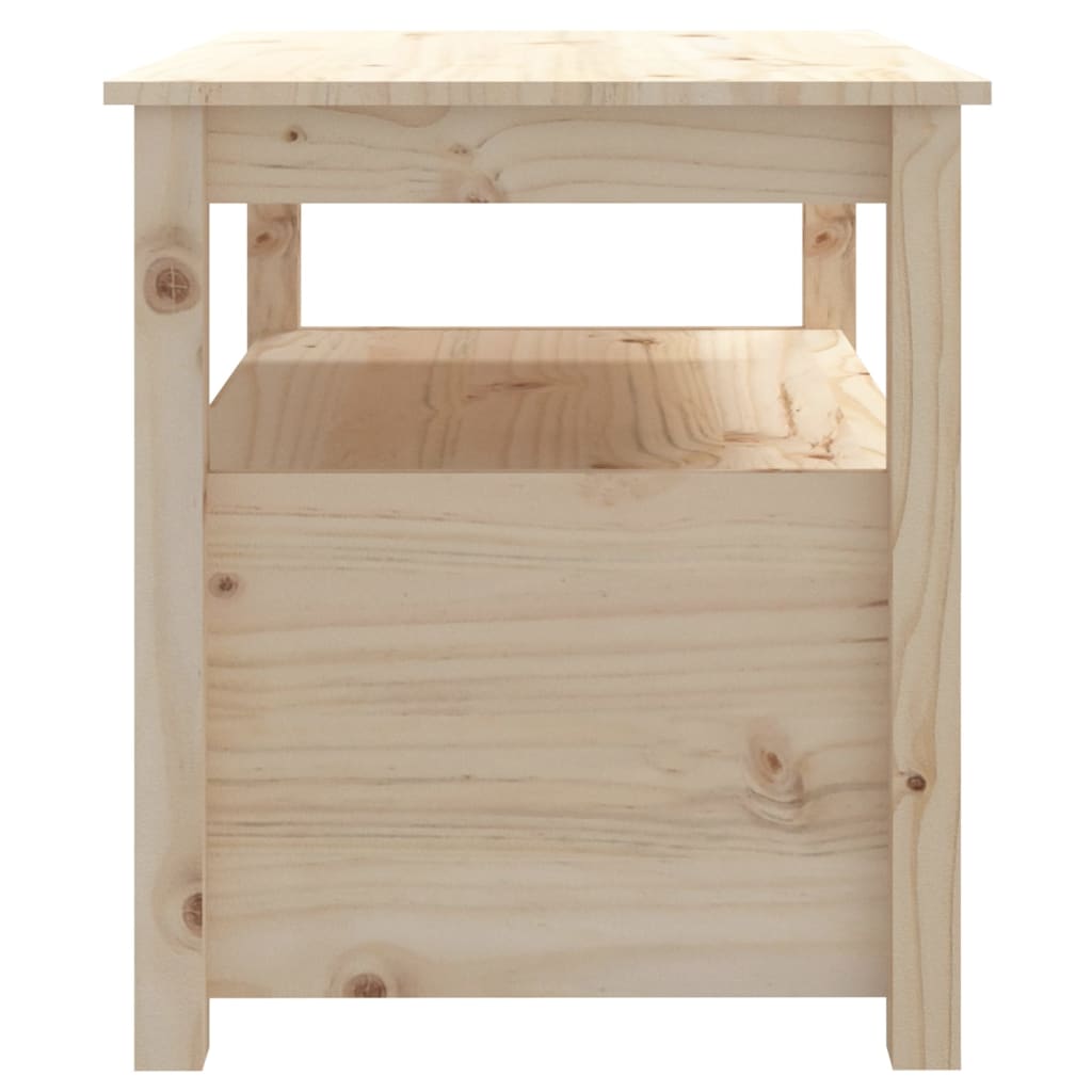 Table basse 71x49x55 cm Bois massif de pin