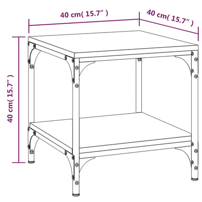 Tables d'appoint 2pcs Sonoma gris 40x40x40 cm Bois d'ingénierie