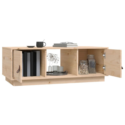 vidaXL Table basse 100x50x35 cm Bois massif de pin