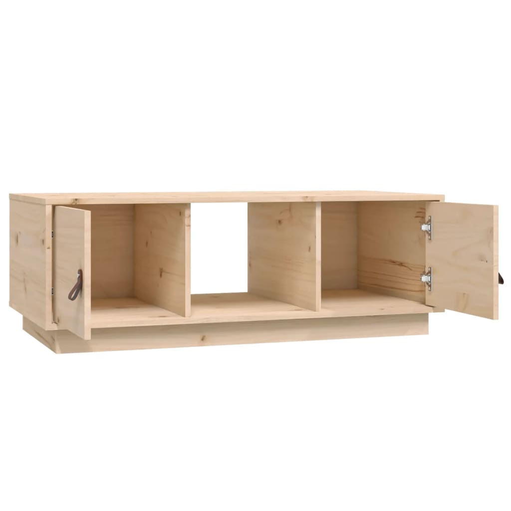 vidaXL Table basse 100x50x35 cm Bois massif de pin