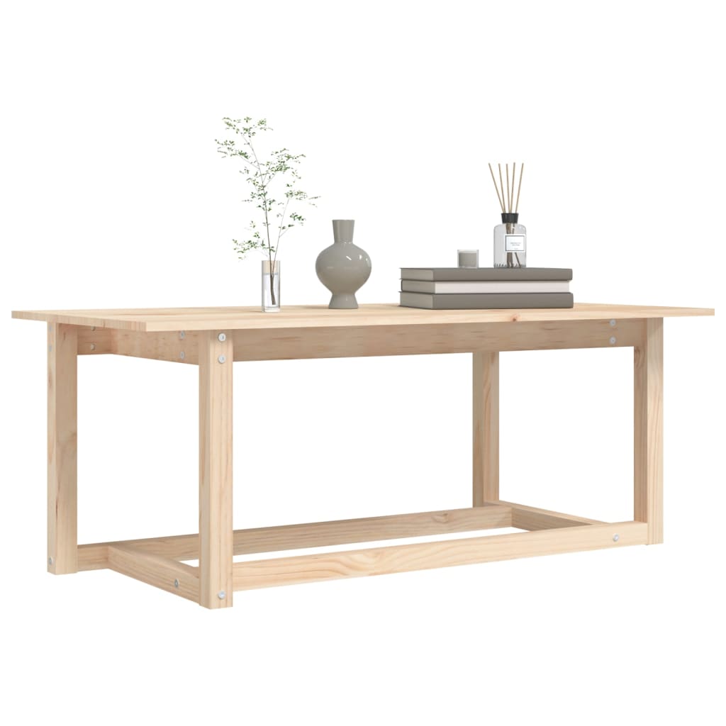 Table basse 110x55x45 cm Bois massif de pin