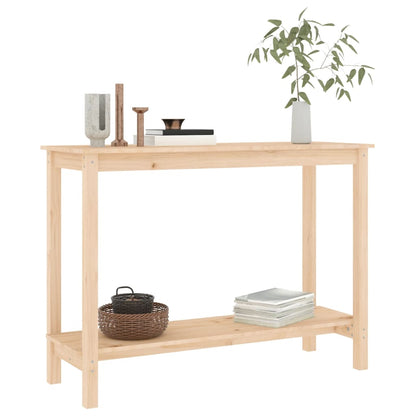 Table console 110x40x80 cm Bois massif de pin