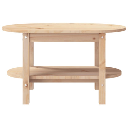 Table basse 80x45x45 cm Bois massif de pin