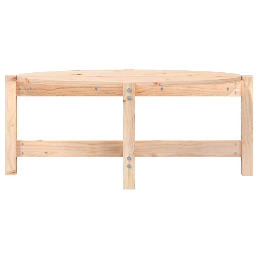 Table basse 87x48x35 cm Bois massif de pin