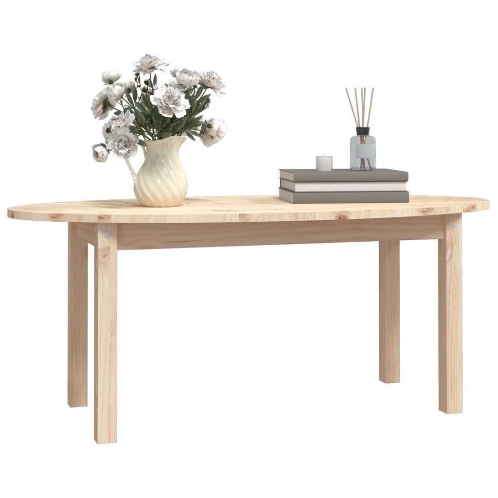 Table basse 110x55x45 cm Bois massif de pin