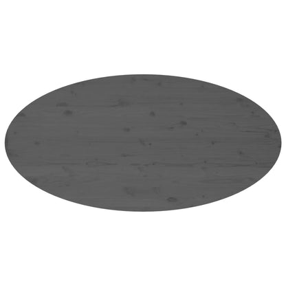 Table basse Gris 110x55x45 cm Bois massif de pin