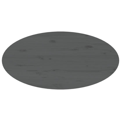 Table basse Gris 80x40x35 cm Bois massif de pin