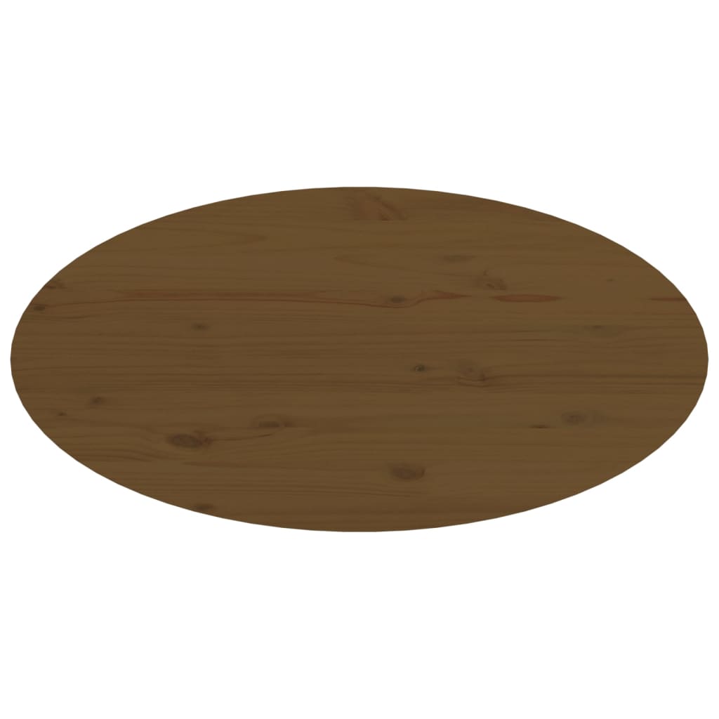 Table basse Marron miel 80x40x35 cm Bois massif de pin