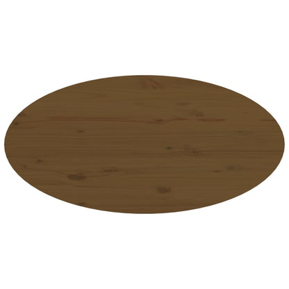 Table basse Marron miel 80x40x35 cm Bois massif de pin