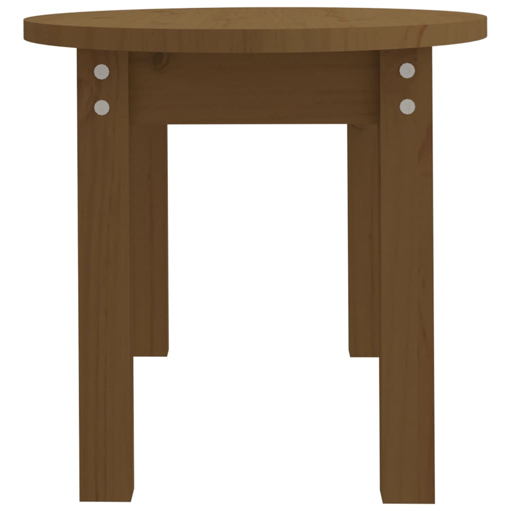 Table basse Marron miel 80x40x35 cm Bois massif de pin