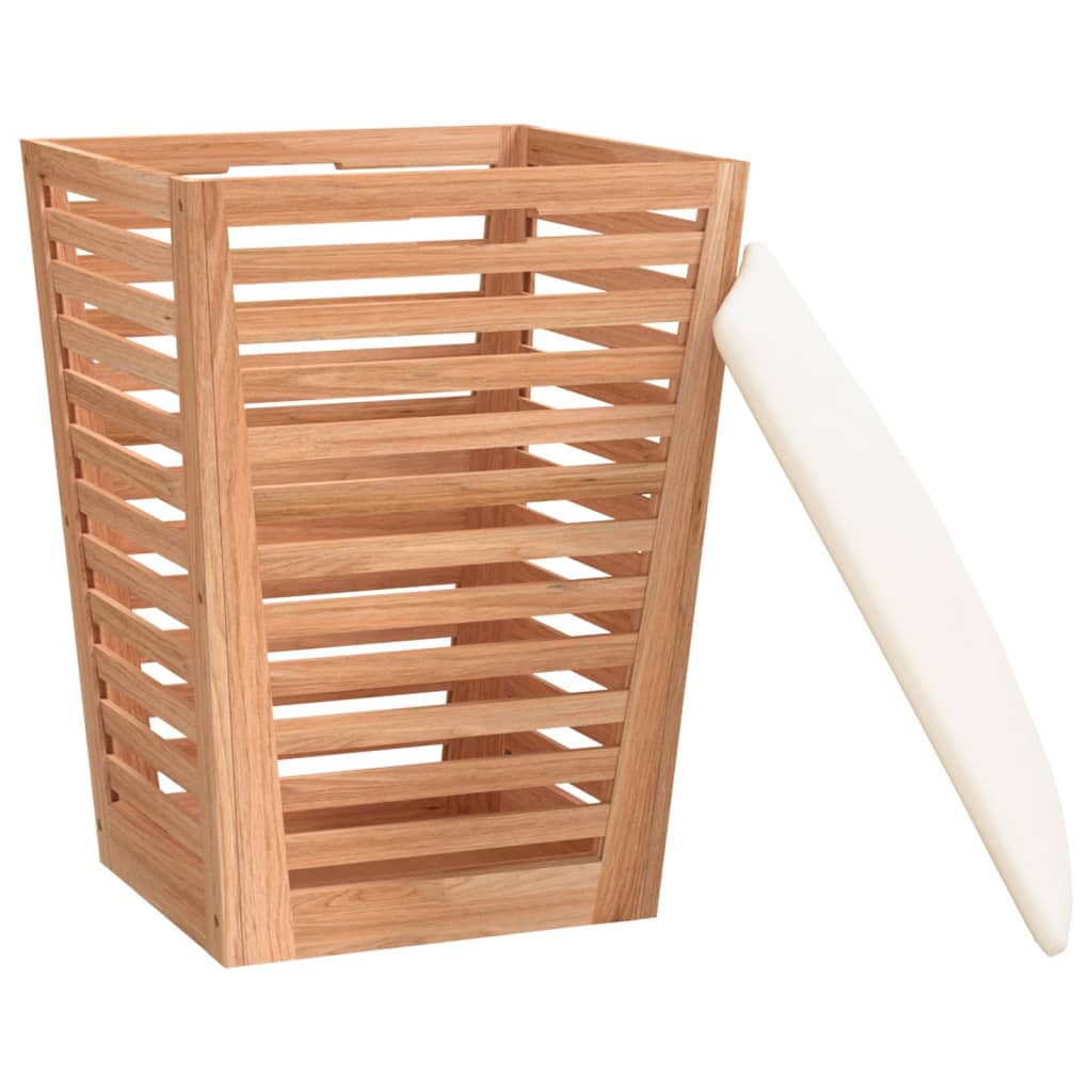 Tabouret de salle de bain 40,5x40,5x56 cm Bois massif de noyer