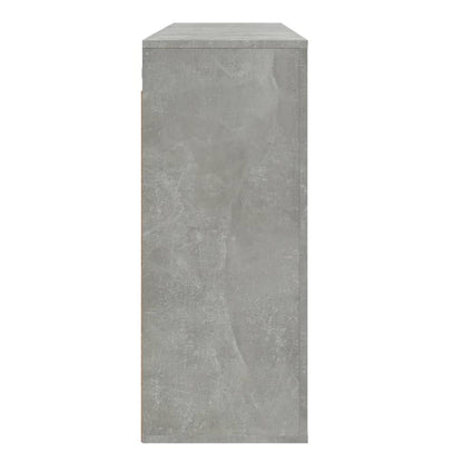 Armoire murale Gris béton 80x33x80 cm Bois d'ingénierie