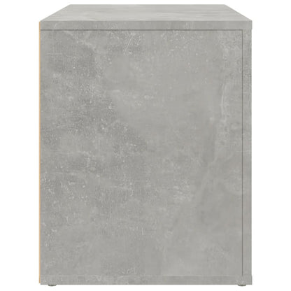 Table de chevet Gris béton 60x36x45 cm Bois d'ingénierie