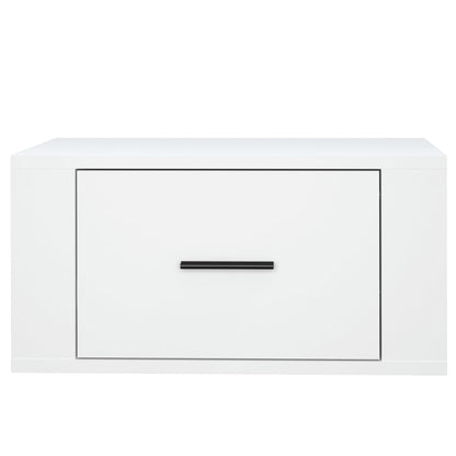 Tables de chevet murales 2 pcs Blanc 50x36x25 cm