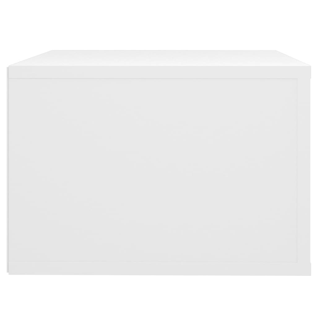 Tables de chevet murales 2 pcs Blanc 50x36x25 cm