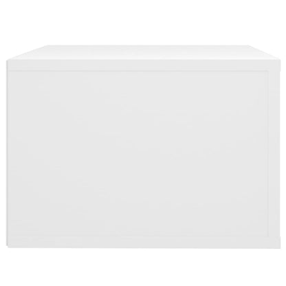 Tables de chevet murales 2 pcs Blanc 50x36x25 cm