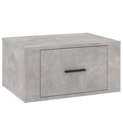 Tables de chevet murales 2 pcs Gris béton 50x36x25 cm