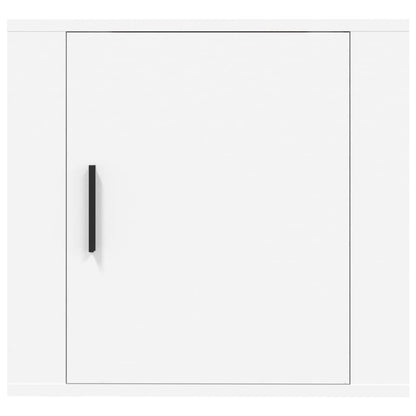 Tables de chevet murales 2 pcs Blanc 50x30x47 cm