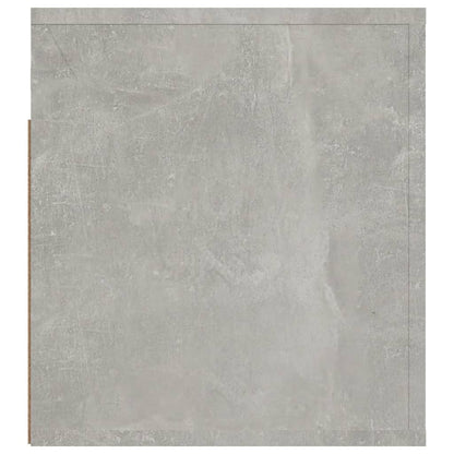 Tables de chevet murales 2 pcs Gris béton 50x36x40 cm