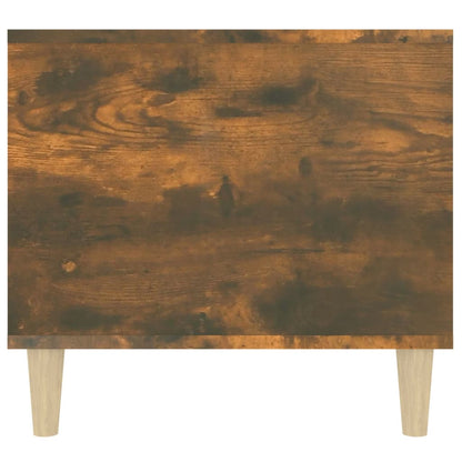 Table basse Chêne fumé 90x49x45 cm Bois d'ingénierie