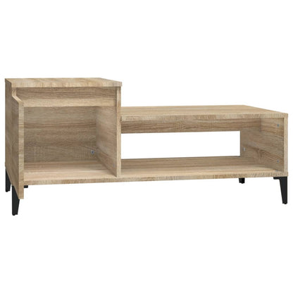 Table basse Chêne sonoma 100x50x45 cm Bois d'ingénierie