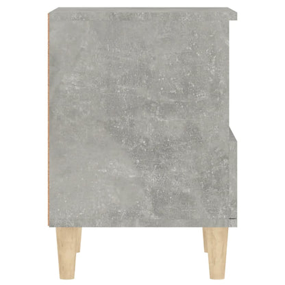 Table de chevet Gris béton 40x35x50 cm