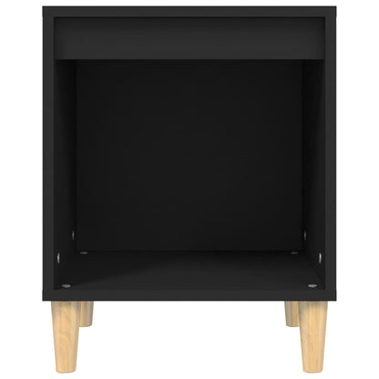 Tables de chevet 2 pcs Noir 40x35x50 cm