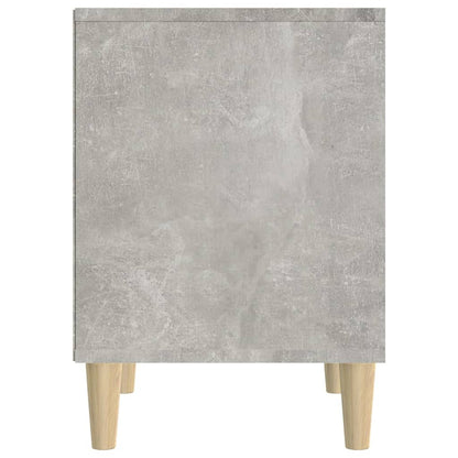 Tables de chevet 2 pcs Gris béton 40x35x50 cm