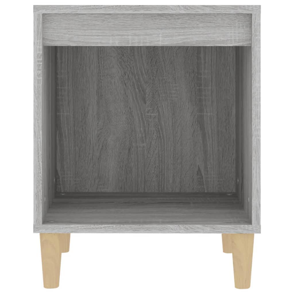 Table de chevet Sonoma gris 40x35x50 cm