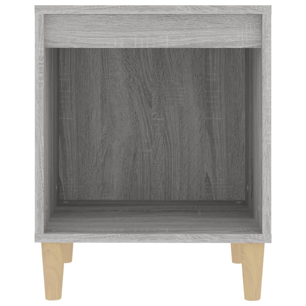 Tables de chevet 2 pcs Sonoma gris 40x35x50 cm