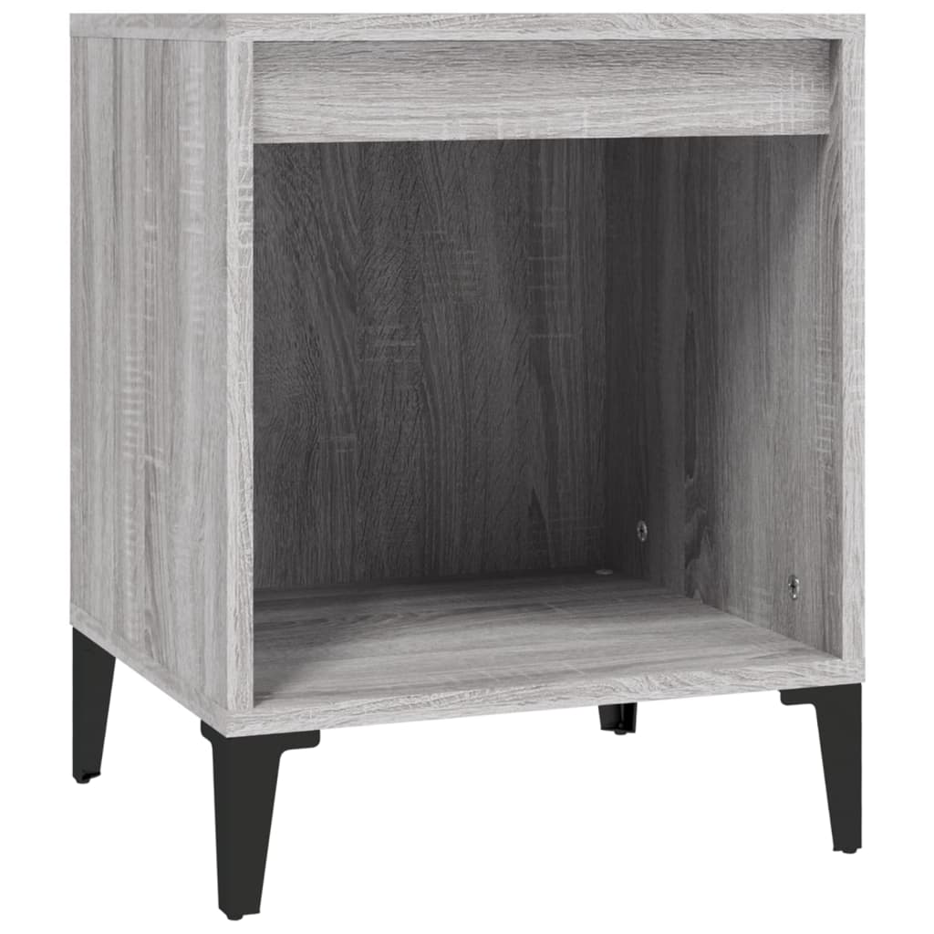 Table de chevet Sonoma gris 40x35x50 cm