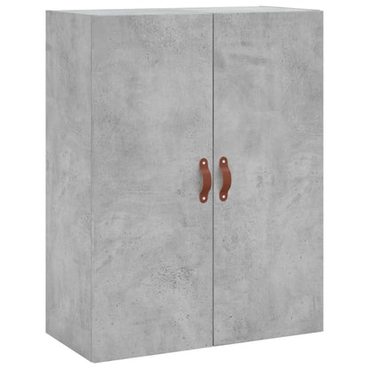 Armoires murales 2 pcs gris béton 69,5x34x90 cm