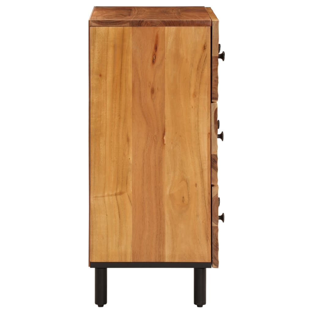 Armoire latérale 60x33x75 cm bois massif d'acacia