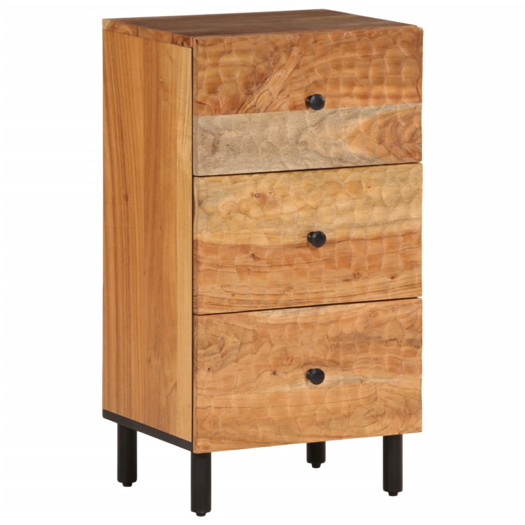 Armoire latérale 40x33x75 cm bois massif d'acacia