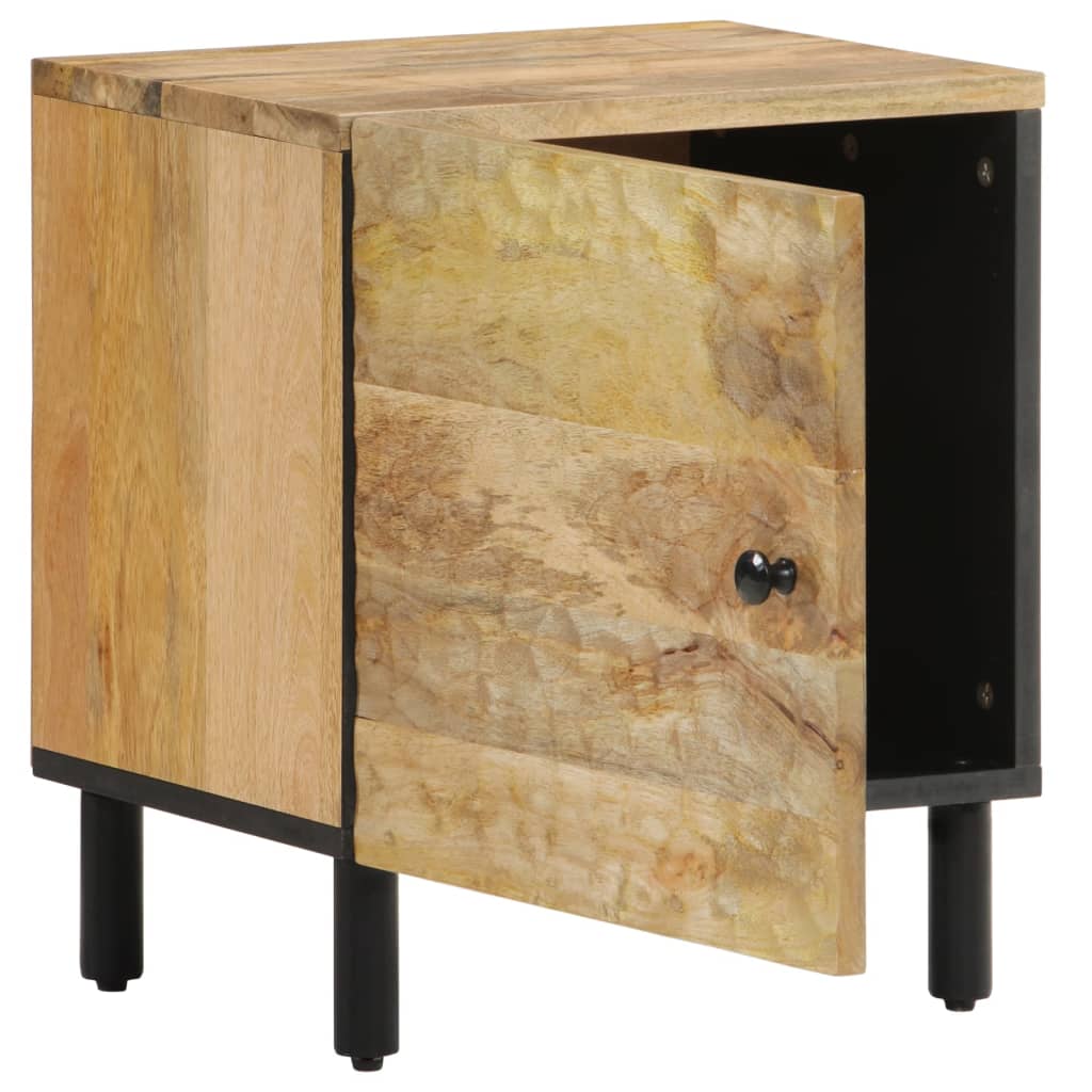 Table de chevet 40x33x46 cm Bois de manguier solide