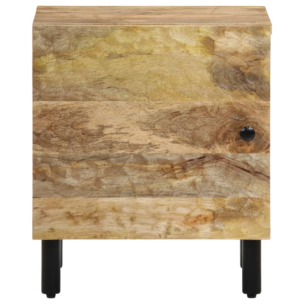 Table de chevet 40x33x46 cm Bois de manguier solide