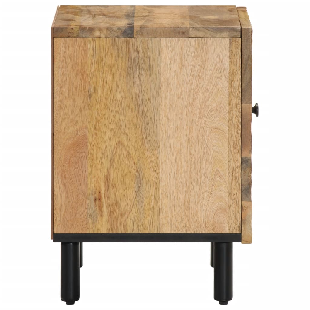 Table de chevet 40x33x46 cm Bois de manguier solide