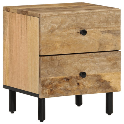 Table de chevet 40x33x46 cm Bois de manguier solide