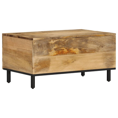 Table basse 80x50x40 cm bois de manguier massif