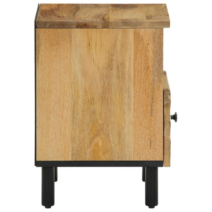 Table de chevet 40x33x46 cm Bois de manguier solide