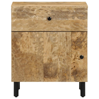 Table de chevet 50x33x60 cm bois de manguier massif