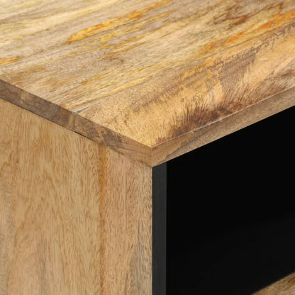 Table de chevet 50x33x60 cm bois de manguier massif