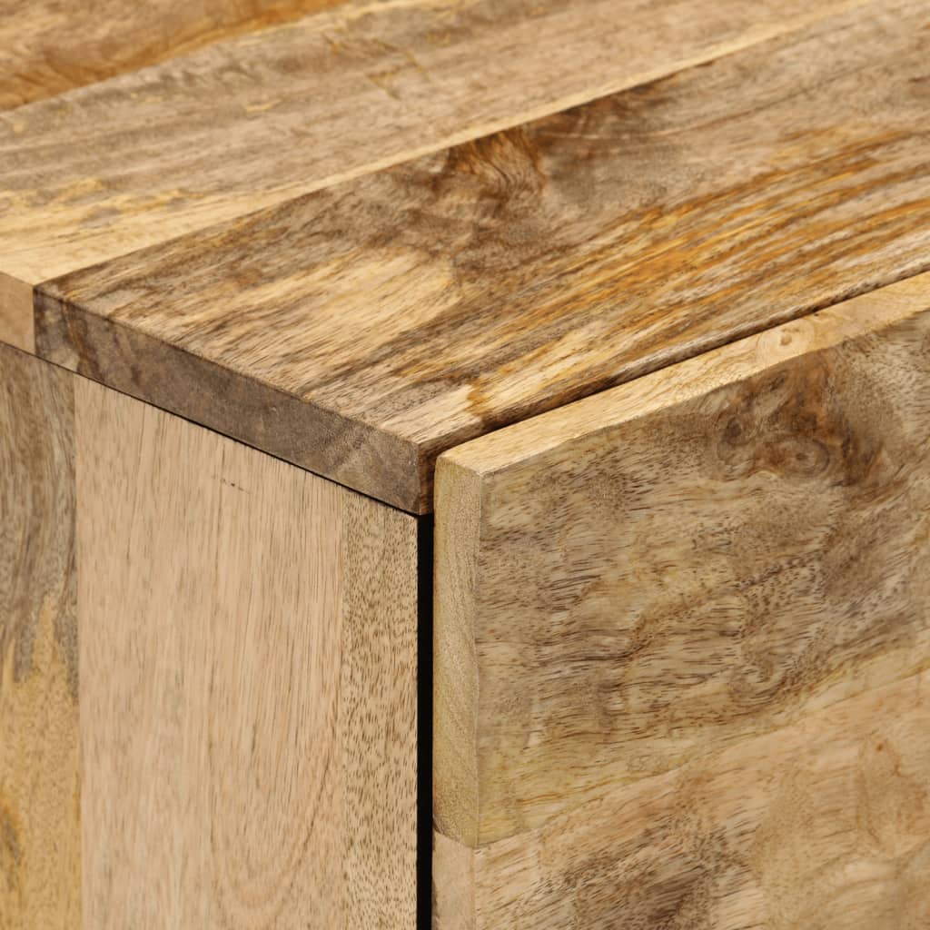 Table de chevet 50x33x60 cm bois de manguier massif