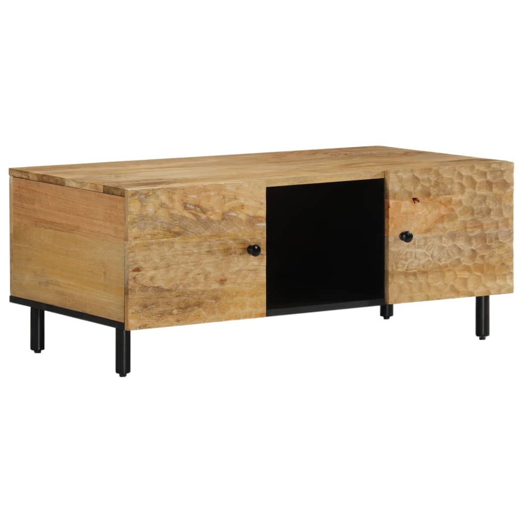 Table basse 100x54x40 cm bois de manguier massif