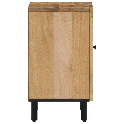 Armoire de salle de bain 38x33x58 cm bois massif de manguier