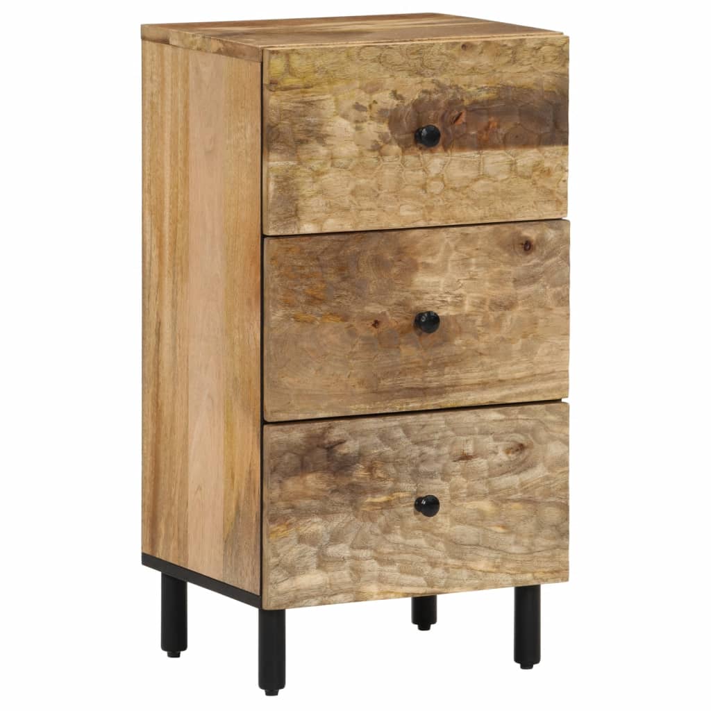 Armoire latérale 40x33x75 cm bois massif de manguier