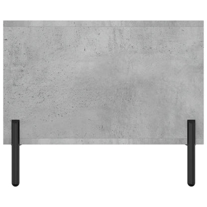 Table basse gris béton 102x50x40 cm bois d'ingénierie